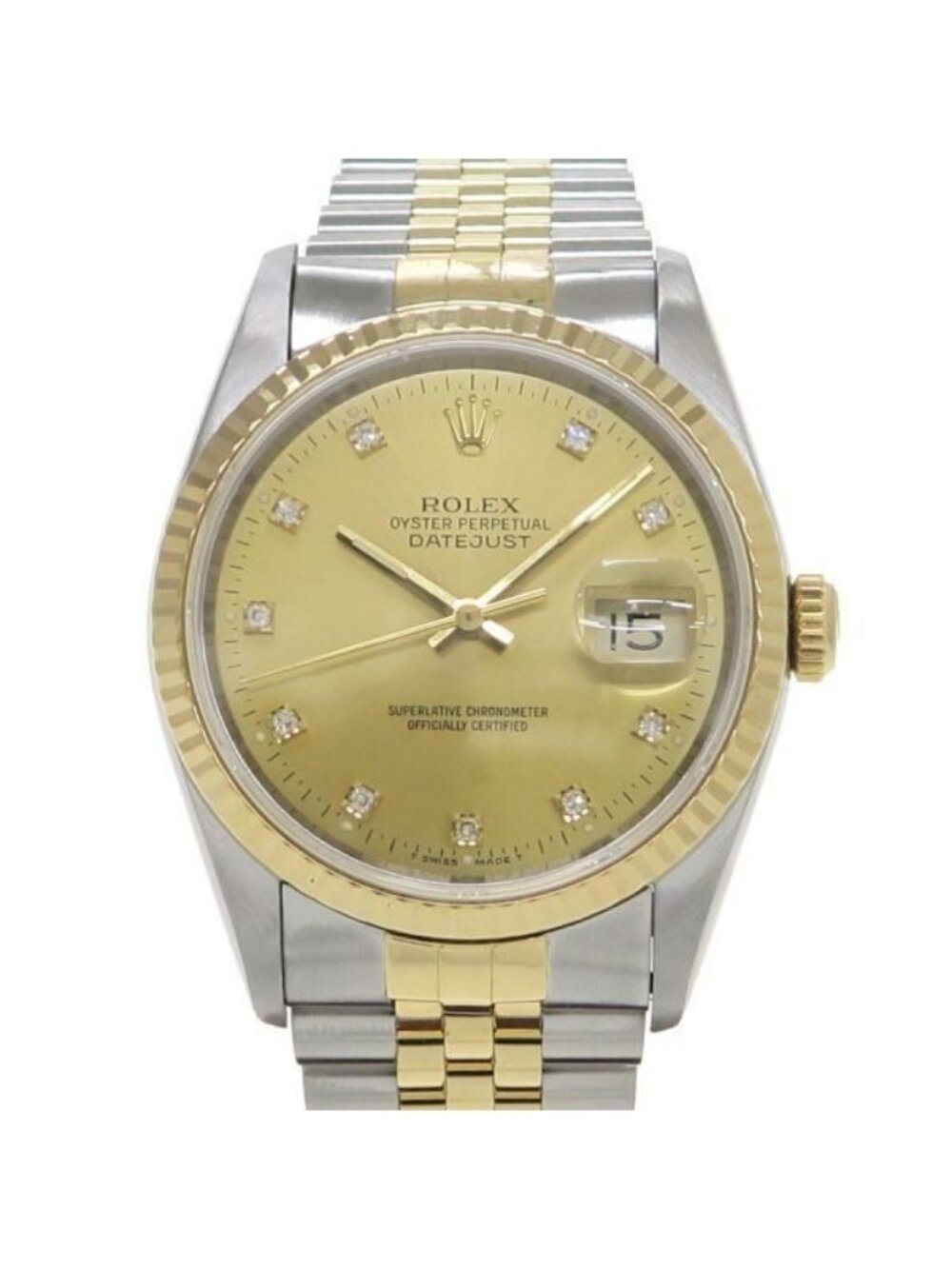Rolex Datejust Watch Yellow